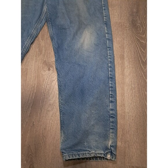 Carhartt Jeans Mens 42x32 Medium Blue Denim Relaxed Fit Liner 100% Cotton - Picture 10 of 11